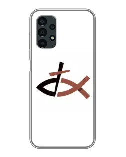 Чехол для Samsung Galaxy A13 (5G) с картинкой «Рыба и крест»