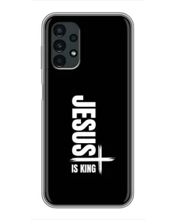 Чехол для Samsung Galaxy A13 (5G) с картинкой «Вертикаль веры Jesus»