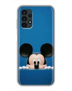 Чехол для Samsung Galaxy A13 (5G) с картинкой «Микки выглядывает»