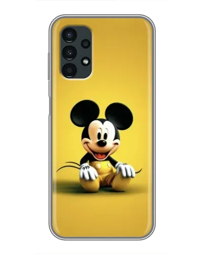 Чехол для Samsung Galaxy A13 (5G) с картинкой «Микки на желтом»