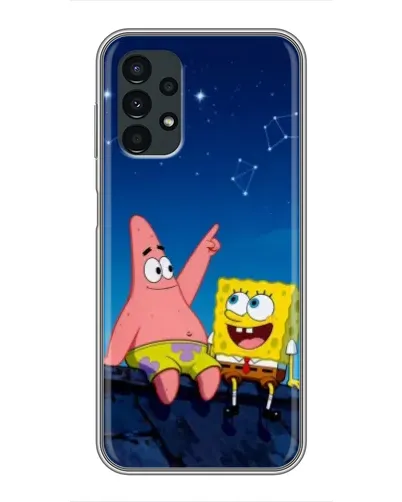 Чехол для Samsung Galaxy A13 (5G) с картинкой «Губка Боб и Патрик ночью» Чехол для Samsung Galaxy A13 (5G) с картинкой «Губка Боб и Патрик ночью»