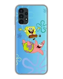 Чехол для Samsung Galaxy A13 (5G) с картинкой «Спанч Боб и Патрик»
