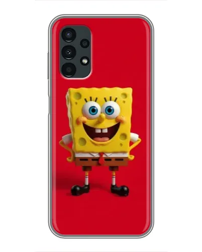 Чехол для Samsung Galaxy A13 (5G) с картинкой «Спанч Боб на красном» Чехол для Samsung Galaxy A13 (5G) с картинкой «Спанч Боб на красном»