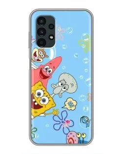 Чехол для Samsung Galaxy A13 (5G) с картинкой «Веселые пузырьки»