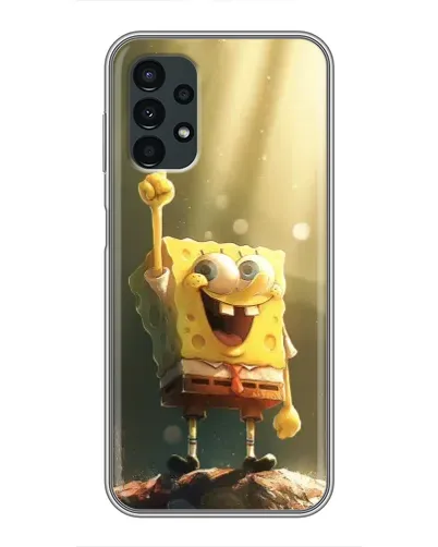 Чехол для Samsung Galaxy A13 (5G) с картинкой «Сияющий Спанч Боб» Чехол для Samsung Galaxy A13 (5G) с картинкой «Сияющий Спанч Боб»