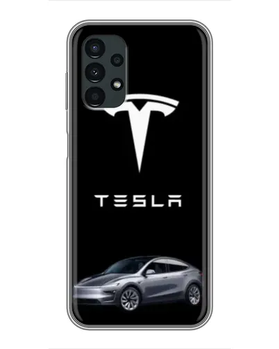 Чехол для Samsung Galaxy A13 (5G) с картинкой «Tesla Model Y»