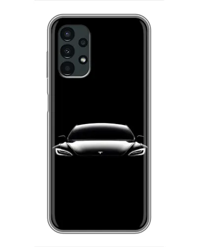 Чехол для Samsung Galaxy A13 (5G) с картинкой «Фары Tesla Night»