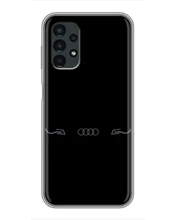 Чехол для Samsung Galaxy A13 (5G) с картинкой «Audi — световой подпись»