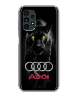 Чехол для Samsung Galaxy A13 (5G) с картинкой «Пантера и Audi»