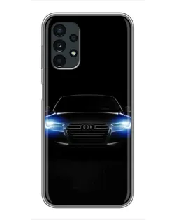 Чехол для Samsung Galaxy A13 (5G) с картинкой «Audi в неоне»