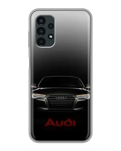 Чехол для Samsung Galaxy A13 (5G) с картинкой «Audi — градиентный контур»