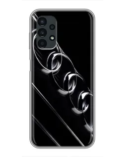 Чехол для Samsung Galaxy A13 (5G) с картинкой «Audi — абстрактные кольца»