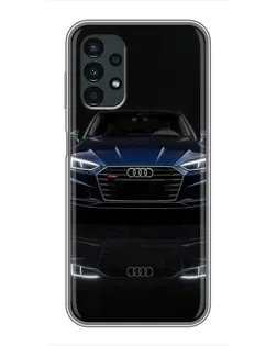 Чехол для Samsung Galaxy A13 (5G) с картинкой «Audi — ночное отражение»