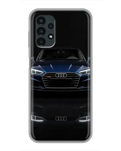 Чехол для Samsung Galaxy A13 (5G) с картинкой «Audi — ночное отражение»