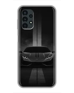 Чехол для Samsung Galaxy A13 (5G) с картинкой «Lamborghini симметрия дорог»