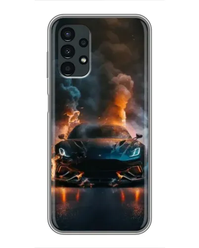 Чехол для Samsung Galaxy A13 (5G) с картинкой «Lamborghini дымная эстетика»