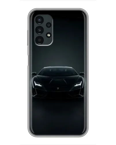 Чехол для Samsung Galaxy A13 (5G) с картинкой «Черный Lamborghini Aventador»