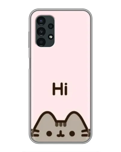 Чехол для Samsung Galaxy A13 (5G) с картинкой «Пушин говорит Hi» Чехол для Samsung Galaxy A13 (5G) с картинкой «Пушин говорит Hi»
