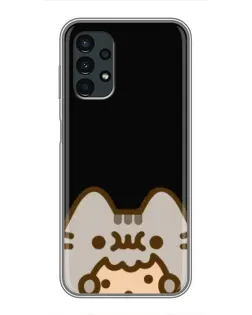 Чехол для Samsung Galaxy A13 (5G) с картинкой «Пушин на черном»