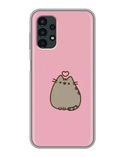Чехол для Samsung Galaxy A13 (5G) с картинкой «Pusheen сердце» Чехол для Samsung Galaxy A13 (5G) с картинкой «Pusheen сердце»