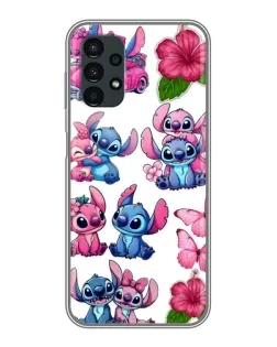 Чехол для Samsung Galaxy A13 (5G) с картинкой «Стикеры Stitch и Angel»