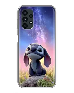 Чехол для Samsung Galaxy A13 (5G) с картинкой «Стич на рассвете»