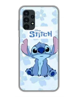 Чехол для Samsung Galaxy A13 (5G) с картинкой «Stitch среди цветов»