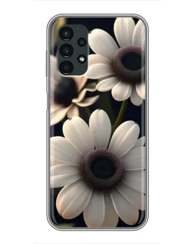 Чехол для Samsung Galaxy A13 (5G) с картинкой «Белые маргаритки макро»