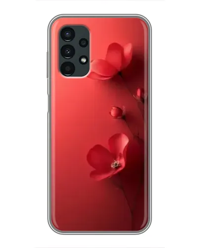 Чехол для Samsung Galaxy A13 (5G) с картинкой «Маковые соцветия»