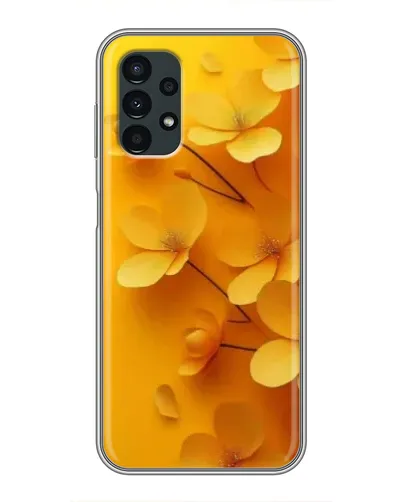 Чехол для Samsung Galaxy A13 (5G) с картинкой «Золотые лепестки»