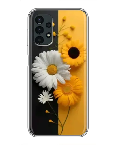 Чехол для Samsung Galaxy A13 (5G) с картинкой «Подсолнух и ромашка»