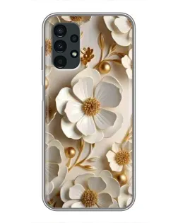 Чехол для Samsung Galaxy A13 (5G) с картинкой «Белие бумажние  цвети»