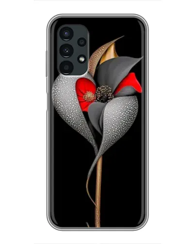 Чохол для Samsung Galaxy A13 (5G) з картинкою «Срібна фантазійна квітка» Чохол для Samsung Galaxy A13 (5G) з картинкою «Срібна фантазійна квітка»