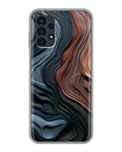 Чехол для Samsung Galaxy A13 (5G) с картинкой «Цветные волны каньона»