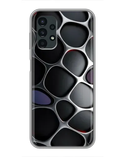Чехол для Samsung Galaxy A13 (5G) с картинкой «Объемная темная решетка»