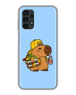 Чехол для Samsung Galaxy A13 (5G) с картинкой «Капибара на скейте» Чехол для Samsung Galaxy A13 (5G) с картинкой «Капибара на скейте»