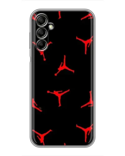 Чохол для Samsung Galaxy A14 5G з картинкою «Jordan Red Pattern»