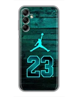 Чохол для Samsung Galaxy A14 5G з картинкою «Jordan Cyan 23»
