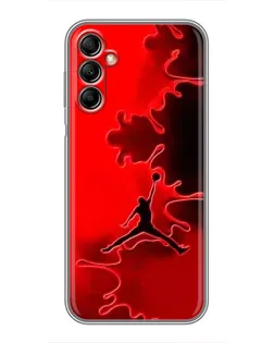 Чохол для Samsung Galaxy A14 5G з картинкою «Jordan Red Smoke»