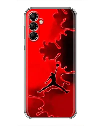 Чохол для Samsung Galaxy A14 5G з картинкою «Jordan Red Smoke»