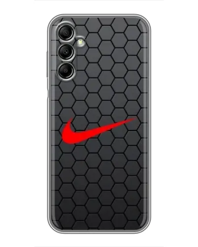 Чохол для Samsung Galaxy A14 5G з картинкою «Nike — карбонова сітка» Чохол для Samsung Galaxy A14 5G з картинкою «Nike — карбонова сітка»