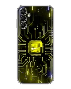 Чохол для Samsung Galaxy A14 5G з картинкою «Nike — золота іскра»