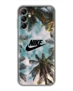 Чехол для Samsung Galaxy A14 5G с картинкой «Тропический принт Nike»