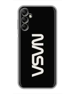 Чохол для Samsung Galaxy A14 5G з картинкою «NASA — вертикальний логотип»