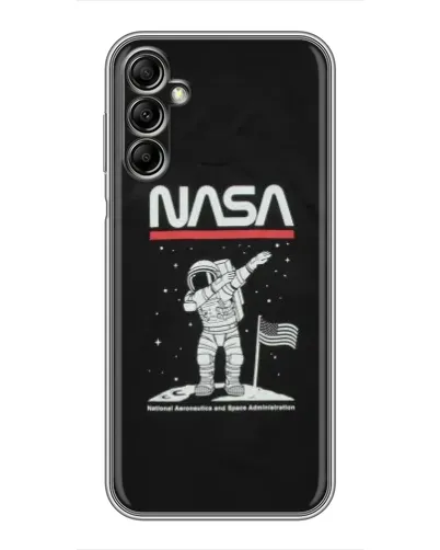 Чохол для Samsung Galaxy A14 5G з картинкою «NASA — крокуємо по Місяцю» Чохол для Samsung Galaxy A14 5G з картинкою «NASA — крокуємо по Місяцю»