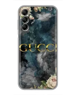 Чехол для Samsung Galaxy A14 5G с картинкой «Абстрактные цветы Gucci»