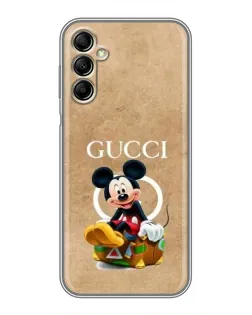 Чехол для Samsung Galaxy A14 5G с картинкой «Микки Маус Gucci — крафт»