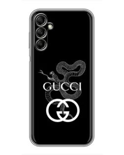 Чехол для Samsung Galaxy A14 5G с картинкой «Gucci — серебряная змея»