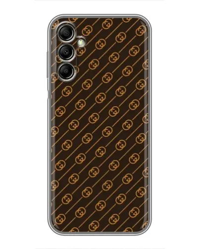 Чехол для Samsung Galaxy A14 5G с картинкой «Gucci — золотые диагонали» Чехол для Samsung Galaxy A14 5G с картинкой «Gucci — золотые диагонали»