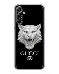 Чехол для Samsung Galaxy A14 5G с картинкой «Gucci — серебряный лев»